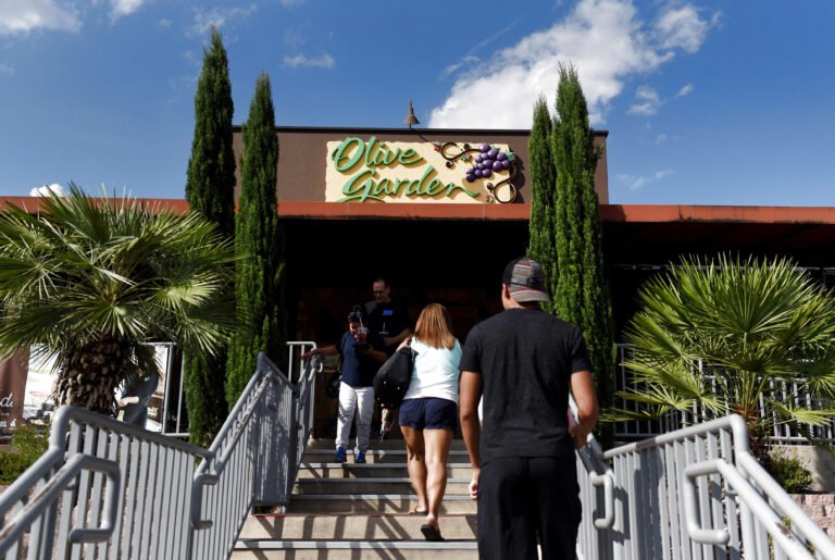 Olive Garden parent’s revenue falls 19% as new dining restrictions hit same-store sales
