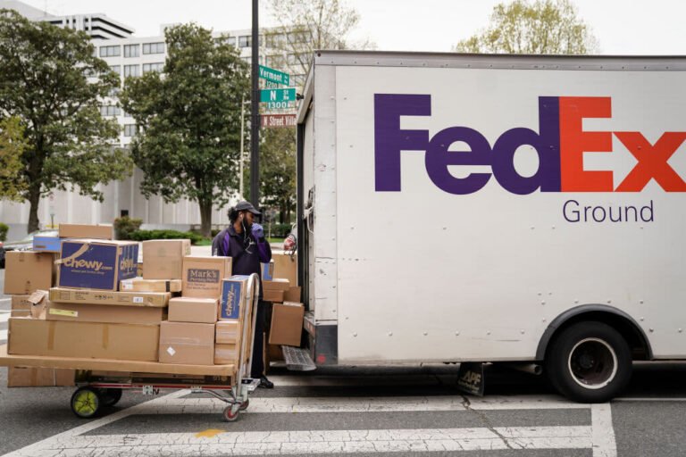 FedEx beats quarterly earnings and revenue estimates but cites continued uncertainty of Covid pandemic