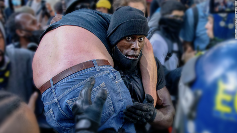 Black Lives Matter demonstrator’s rescue is this year’s Most Inspiring Moment