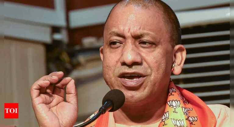 Bulldozers can be a sign of peace, says UP CM Yogi in Mumbai | India News – Times of India