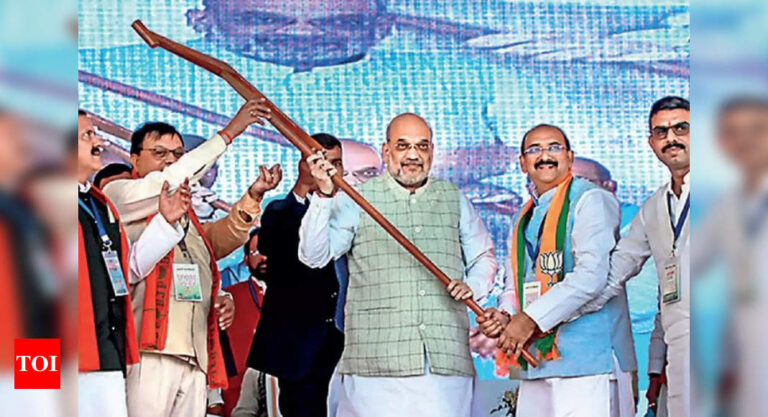 India will be free from Maoist menace by 2024: Amit Shah in Chhattisgarh | India News – Times of India