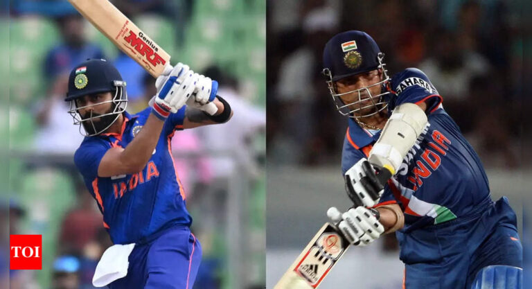 In numbers: Virat Kohli vs Sachin Tendulkar in ODIs | Cricket News – Times of India