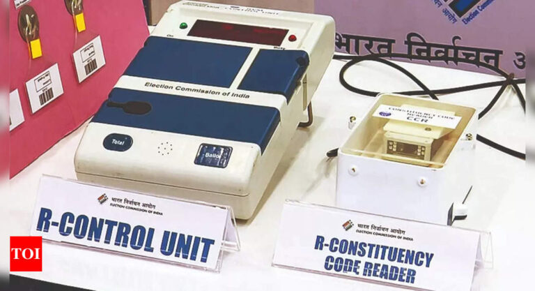 Opposition rejects EC plan for remote EVMs | India News – Times of India