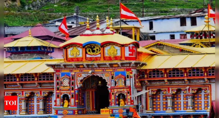 Joshimath won’t affect Char Dham Yatra, says CM Dhami; to begin April 22 | India News – Times of India