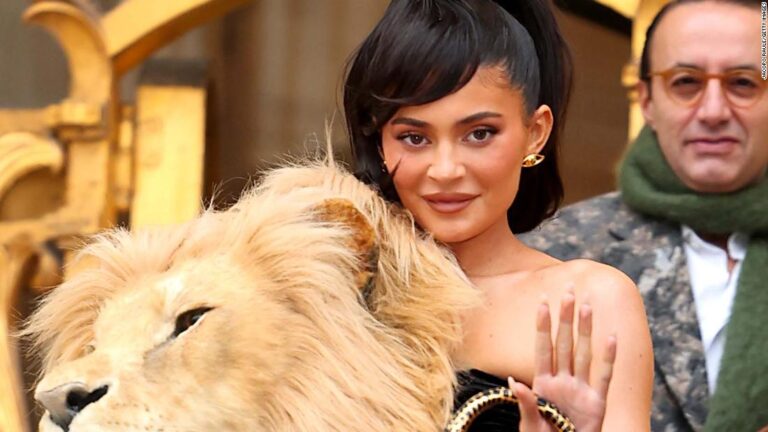 Everything you need to know about Kylie Jenner’s lion’s head outfit