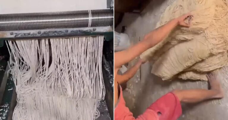 Watch: Video Of Noodles Being Made In Factory Will Shock You