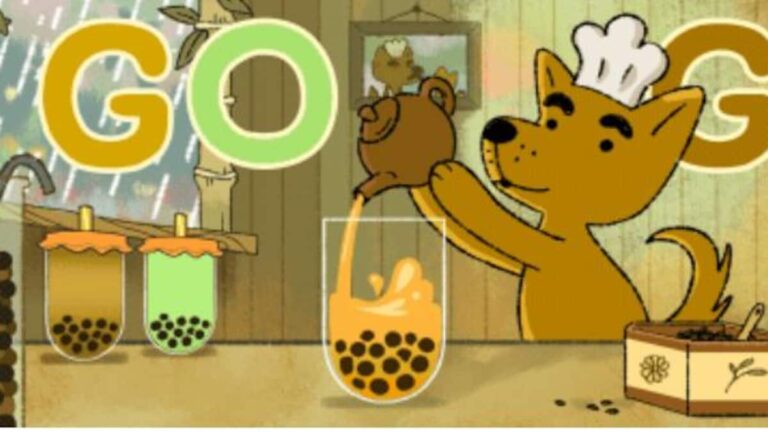 Google Shares Interactive Doodle To Celebrate Popular Bubble Tea
