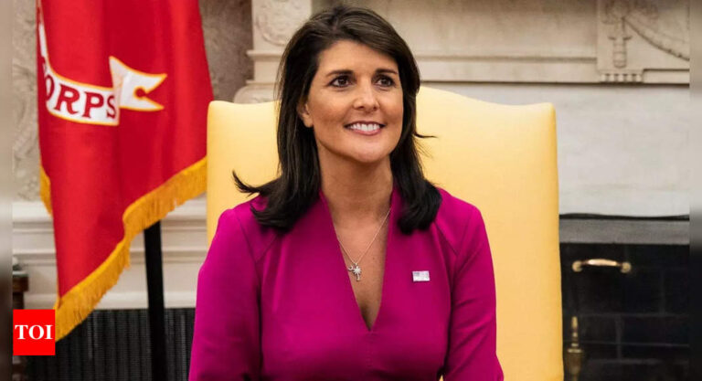 Haley: Brown girl in the ring: Nikki Haley announces run for White House 2024 – Times of India