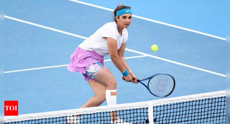 Sania Mirza ends career with first round defeat in Dubai | Tennis News – Times of India