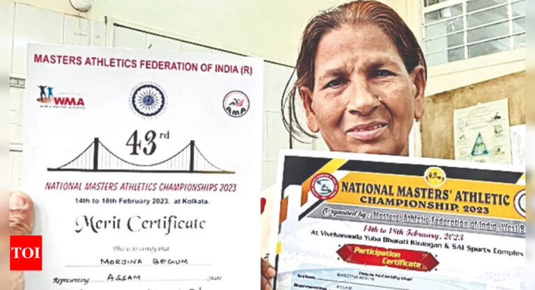 63-year-old cancer survivor bags silver in national meet | India News – Times of India