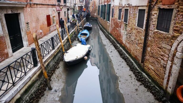 Venice canals run dry amid fears Italy faces another drought | CNN