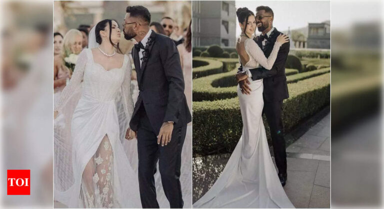 Hardik Pandya, Natasa Stankovic renew their wedding vows on Valentine’s Day, couple shares dreamy pictures – Times of India