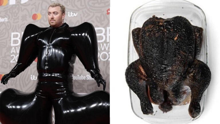 “Like A Burnt Chicken”: Sam Smiths Latex Suit At Brit Awards Has Sparked A Meme Fest