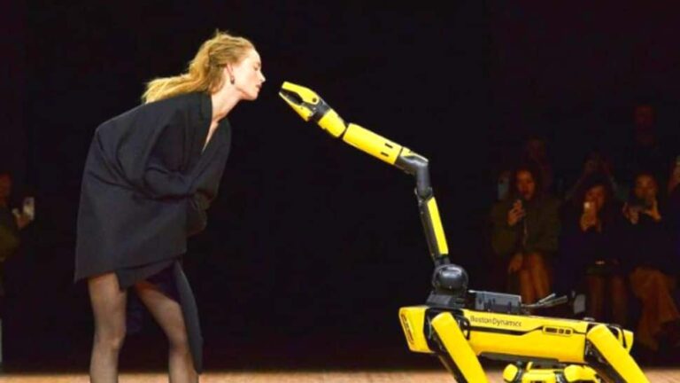Watch: Robot Dog Helps Model Take Off Her Coat At Paris Fashion Show, Internet Has Mixed Reaction