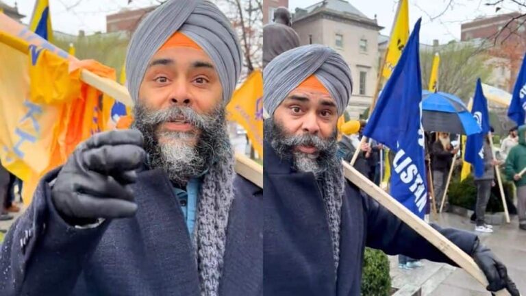 Indian Journalist Claims He Was Attacked, Abused By Pro-Khalistan Supporter In US Outside Indian Embassy – Watch