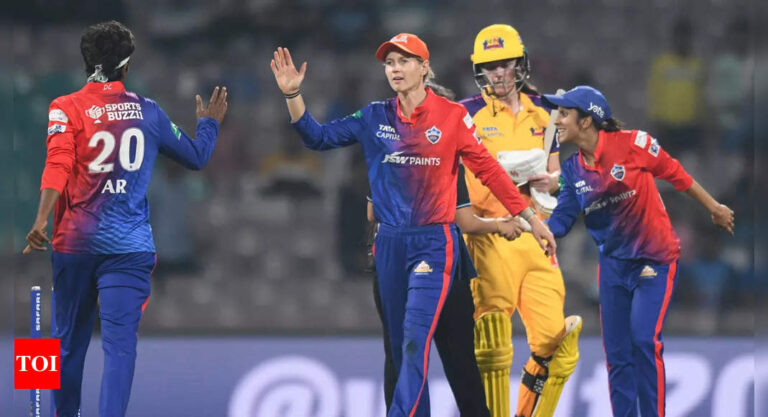 DC vs UP Highlights: Lanning, Jonassen shine as Delhi Capitals thrash UP Warriorz by 42 runs | Cricket News – Times of India