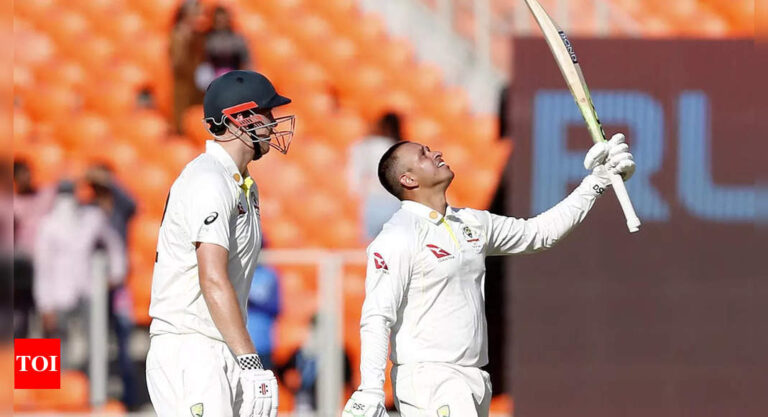 India Vs Australia: 4th Test Day 1 Highlights: Usman Khawaja, Cameron Green put Australia on top against India | Cricket News – Times of India