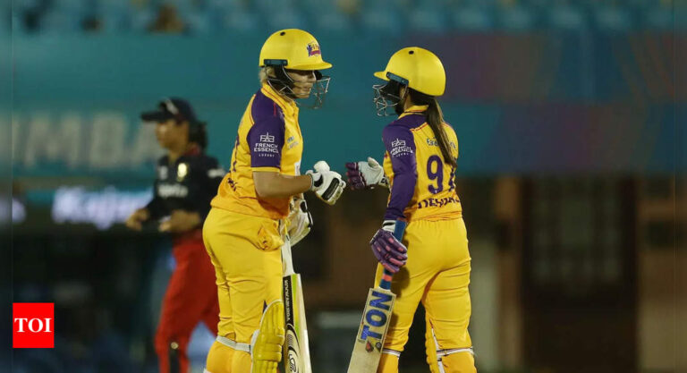 RCB vs UPW, WPL 2023: Alyssa Healy blitz, spinners hand Bangalore fourth straight defeat | Cricket News – Times of India