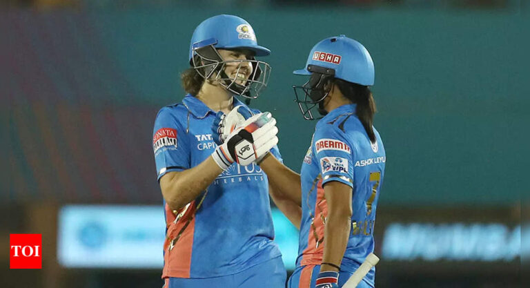 WPL 2023, MI vs UPW Highlights: Harmanpreet Kaur, Nat Sciver-Brunt fire Mumbai Indians to fourth straight win | Cricket News – Times of India