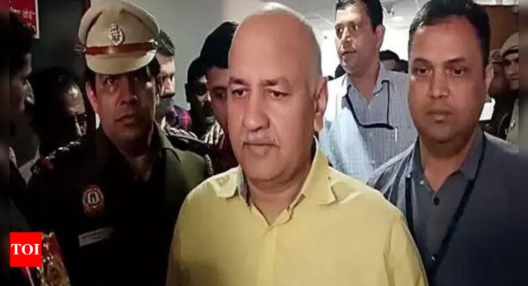 Delhi excise policy case: Manish Sisodia’s judicial custody extended till April 3, bail hearing on Tuesday | Delhi News – Times of India