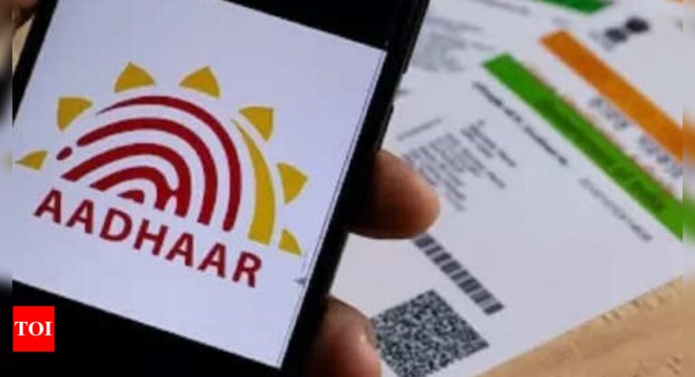 UIDAI tightens processes to secure Aadhaar | India News – Times of India