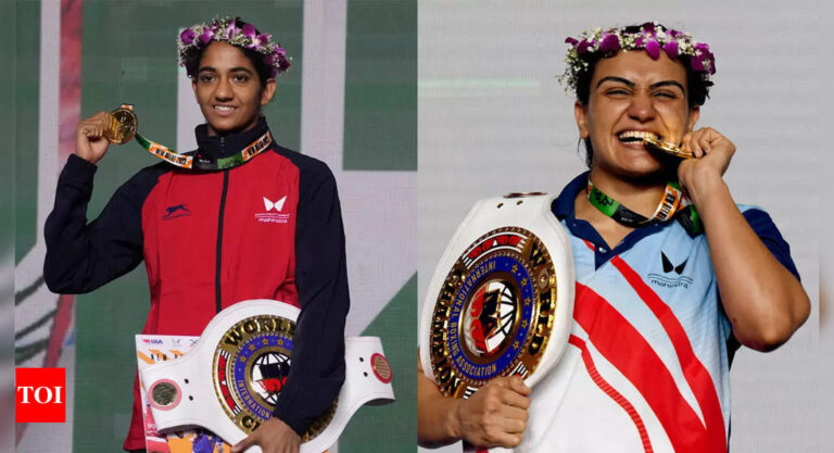PM Modi congratulates Nitu, Saweety on winning World Championships boxing golds | Boxing News – Times of India