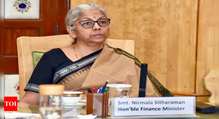 Be alert, take stress tests, FM Nirmala Sitharaman tells PSBs amid US bank crisis – Times of India