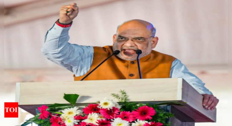 Amit Shah slams Congress for forgetting those who freed Hyderabad from ‘brutal Nizam rule’ | Karnataka Election News – Times of India