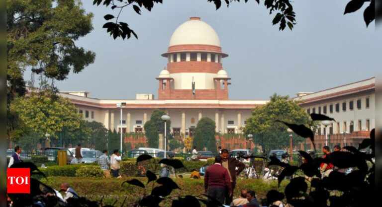 Supreme Court to examine validity of two PMLA provisions | India News – Times of India