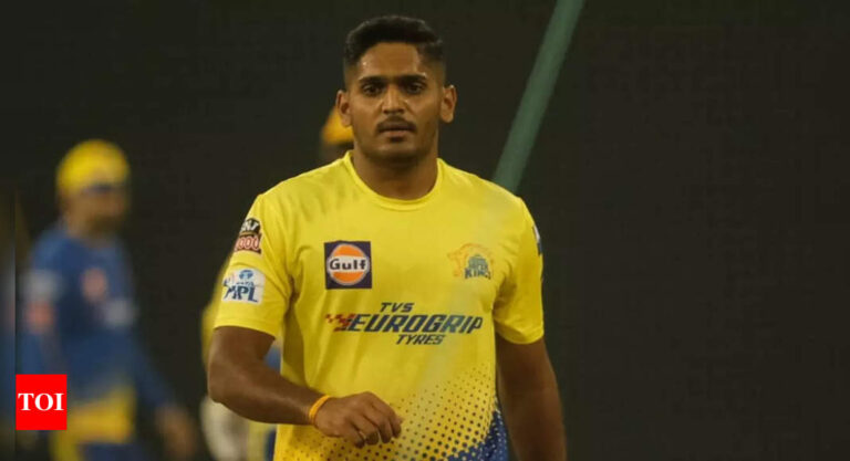 Impact Player: CSK’s Tushar Deshpande becomes first Impact Player of IPL 2023 | Cricket News – Times of India