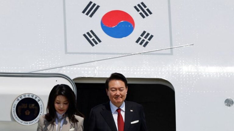 South Korean leader lands in Japan for first visit in 12 years for fence-mending summit | CNN
