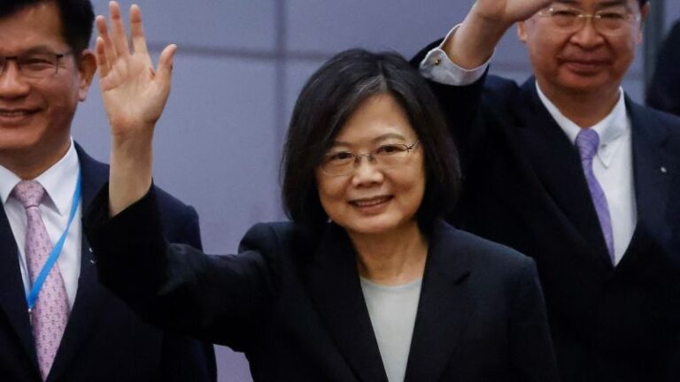 A defiant Taiwanese President Tsai Ing-wen departs for New York to start Central American trip | CNN