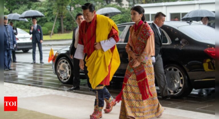 Bhutan:  Bhutan king on 3-day India visit from tomorrow | India News – Times of India