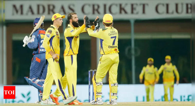 Ipl 2023: CSK vs LSG Highlights: Moeen Ali, Ruturaj Gaikwad shine in Chennai’s triumphant homecoming | Cricket News – Times of India