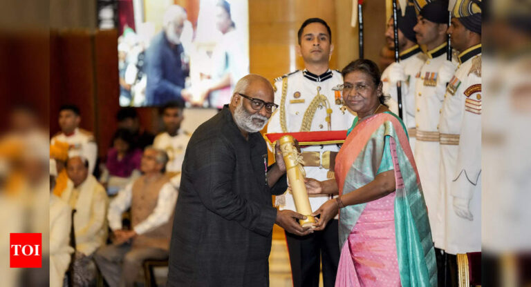 Padma awards conferred on Mulayam Singh Yadav, Mahalanabis, Sudha Murty, Keeravaani | India News – Times of India