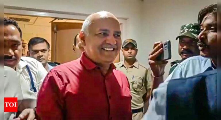 CBI files supplementary chargesheet against former Delhi deputy CM Manish Sisodia in excise policy case | Delhi News – Times of India