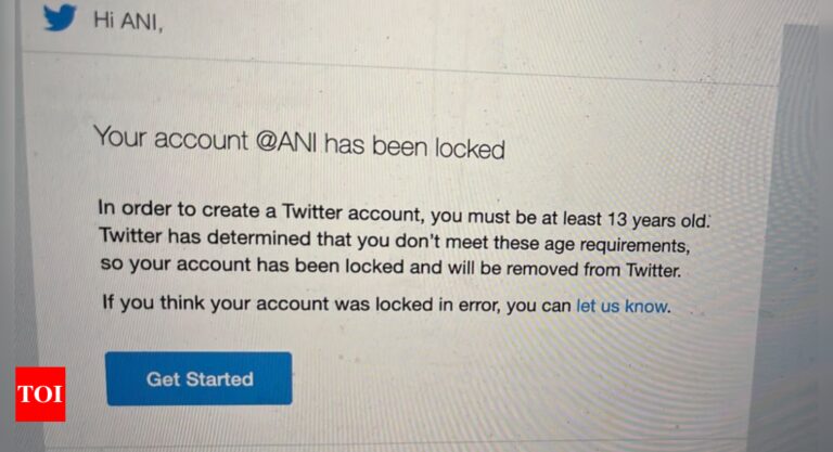 Twitter locks account of news agency ANI, NDTV | India News – Times of India