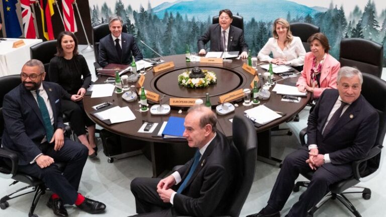G7 foreign ministers show unified front as they condemn Russia’s war, call out China’s ‘coercion’ | CNN
