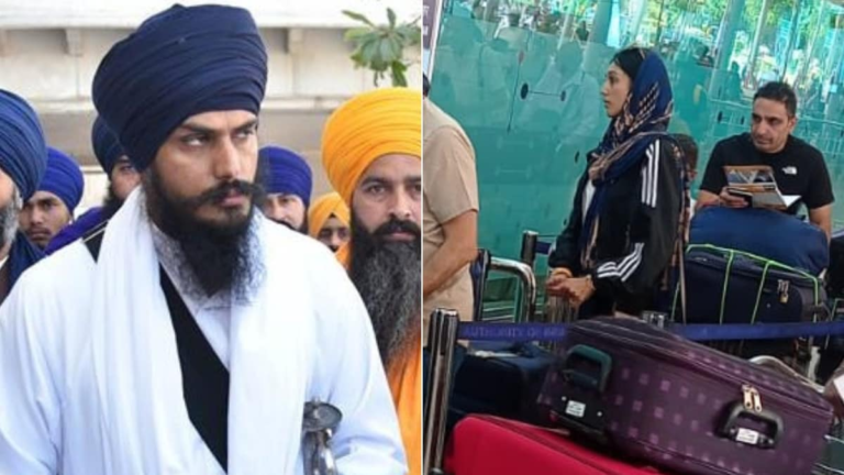 At Amritsar Airport, Amritpal’s Wife Kirandeep Kaur Stopped from Flying to UK; Being Quizzed