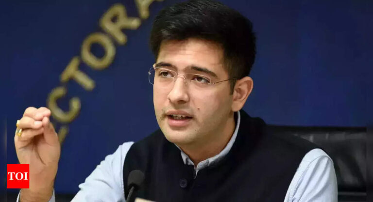 Raghav Chadha: ED names AAP leader in supplementary chargesheet in Delhi excise policy case | Delhi News – Times of India
