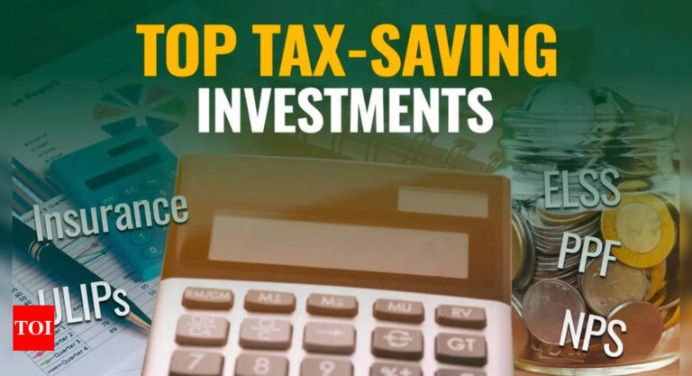 Top Tax saving options: Should you invest in ELSS, PPF, NPS, insurance? Watch video – Times of India