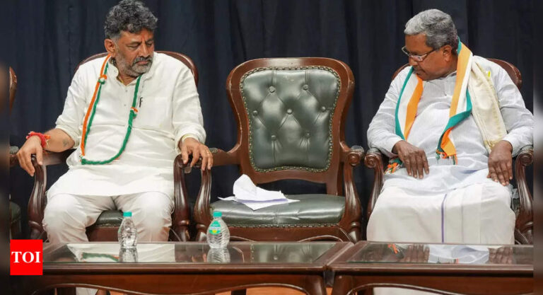 Siddaramaiah or DK Shivakumar? Suspense continues over Congress’s Karnataka CM pick | Karnataka Election News – Times of India