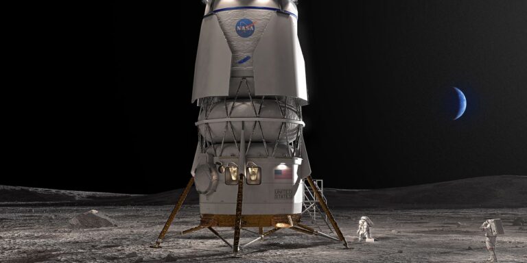 Jeff Bezos’ Blue Origin Space Company Chosen to Develop Moon Lander for NASA