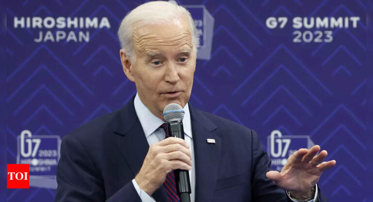 Biden sees shift in ties with China ‘shortly’, says G7 wants to de-risk, not decouple – Times of India