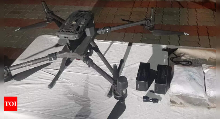 BSF shoots down Pakistani drone in Punjab’s Amritsar, 5th in last 4 days | Amritsar News – Times of India