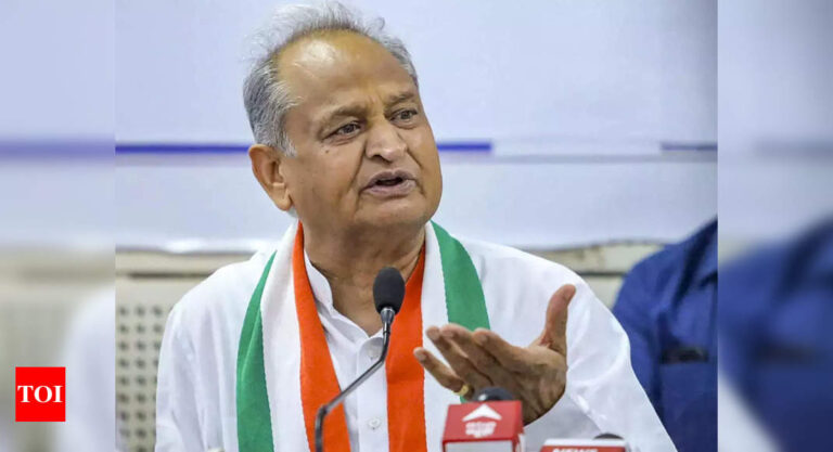 Ashok Gehlot govt in Rajasthan offers 100 power units free for all | India News – Times of India