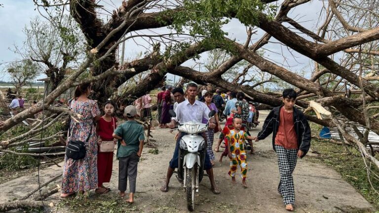 Cyclone Mocha: Early reports of ‘extensive damage’ as storm hits the Myanmar coast