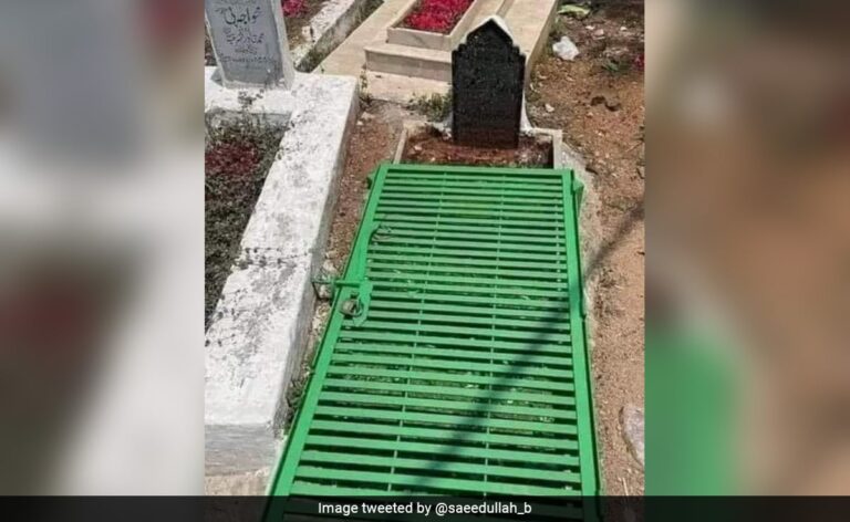 Viral Picture Of Padlock On Grave Not From Pak: A Fact Check