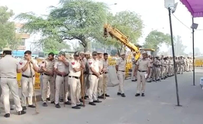 Delhi Cops On Ground Ahead Of Farmers’ Protest To Back Wrestlers