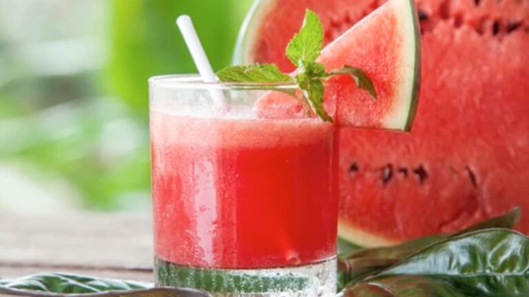 Enjoy Watermelon Fruit In A Beachy Drink Of Watermelon Mojito. Watch Recipe Video